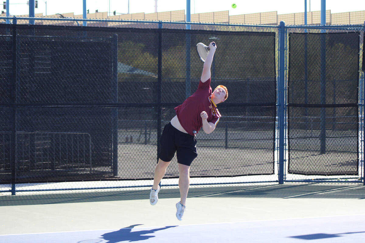 Pahrump Valley High School senior Sonny Skinner has been a force for the boys team this season ...