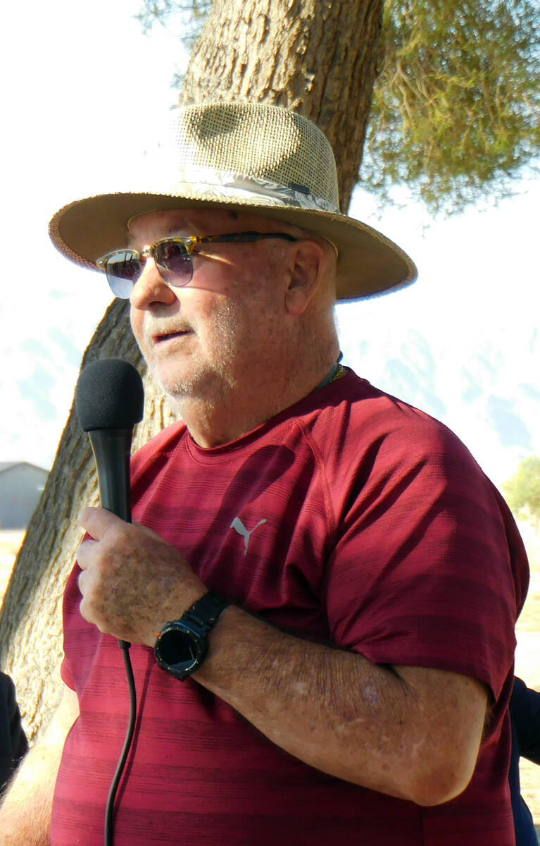 Pahrump Valley Rotary Club past president Roy Mankins was a key player in the effort to establi ...