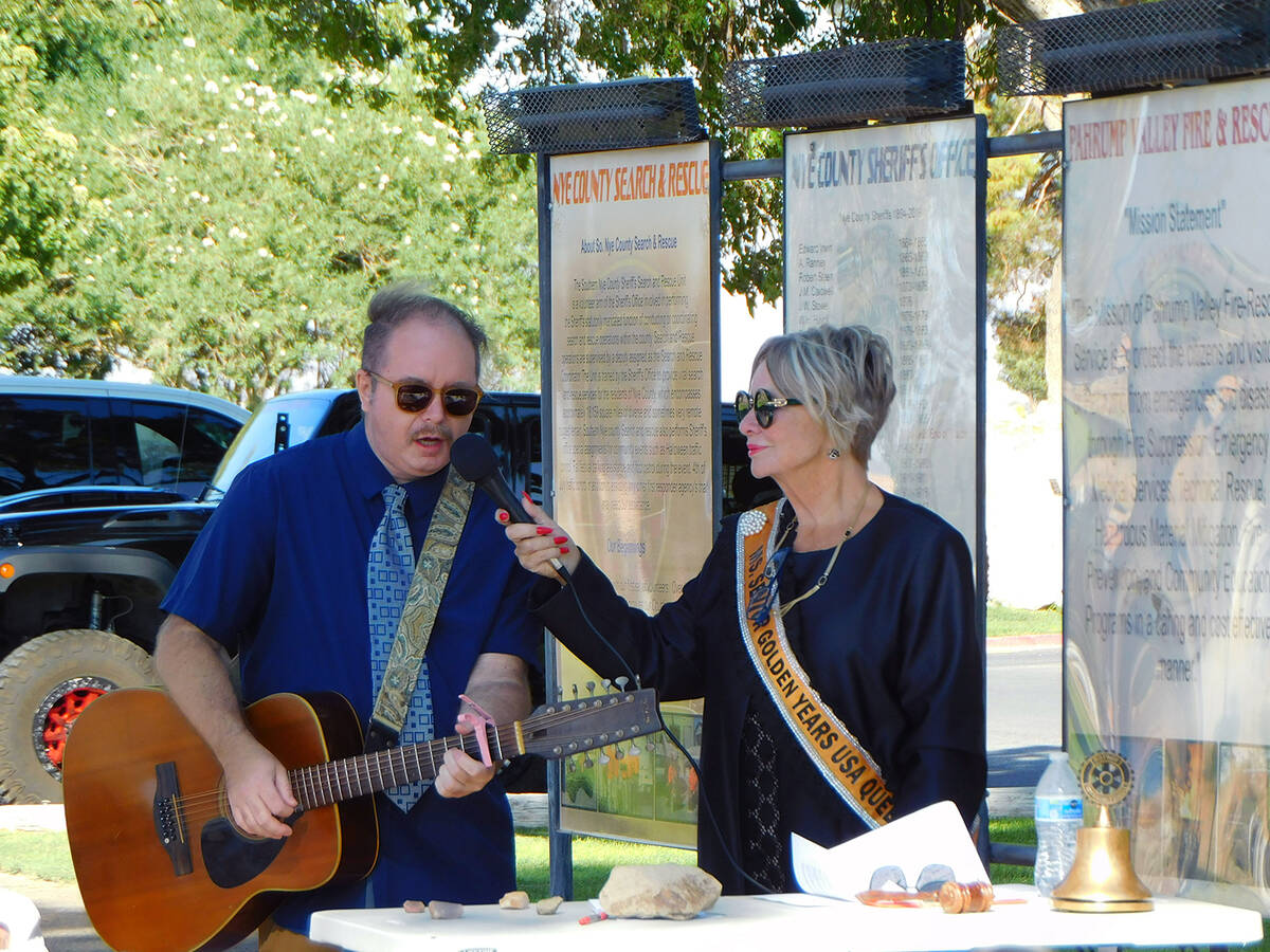 Mikey Roohan of KPVM TV sings a special song dedicated to his cousin, a police officer who gave ...
