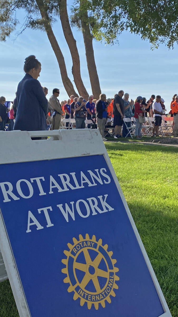 The Pahrump Valley Rotary Club is the driving force behind the local push to ensure that people ...