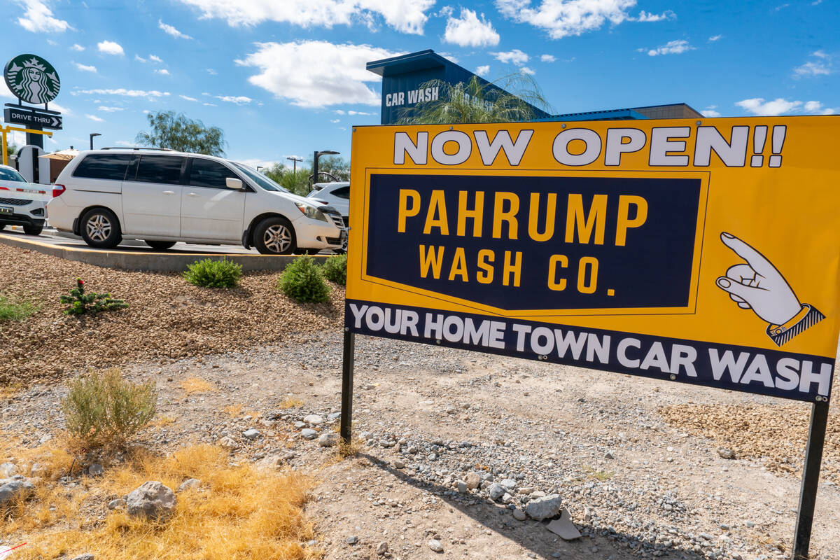 Pahrump Wash Co. celebrated its grand opening on Friday, Sept. 19 by offering free car washes. ...