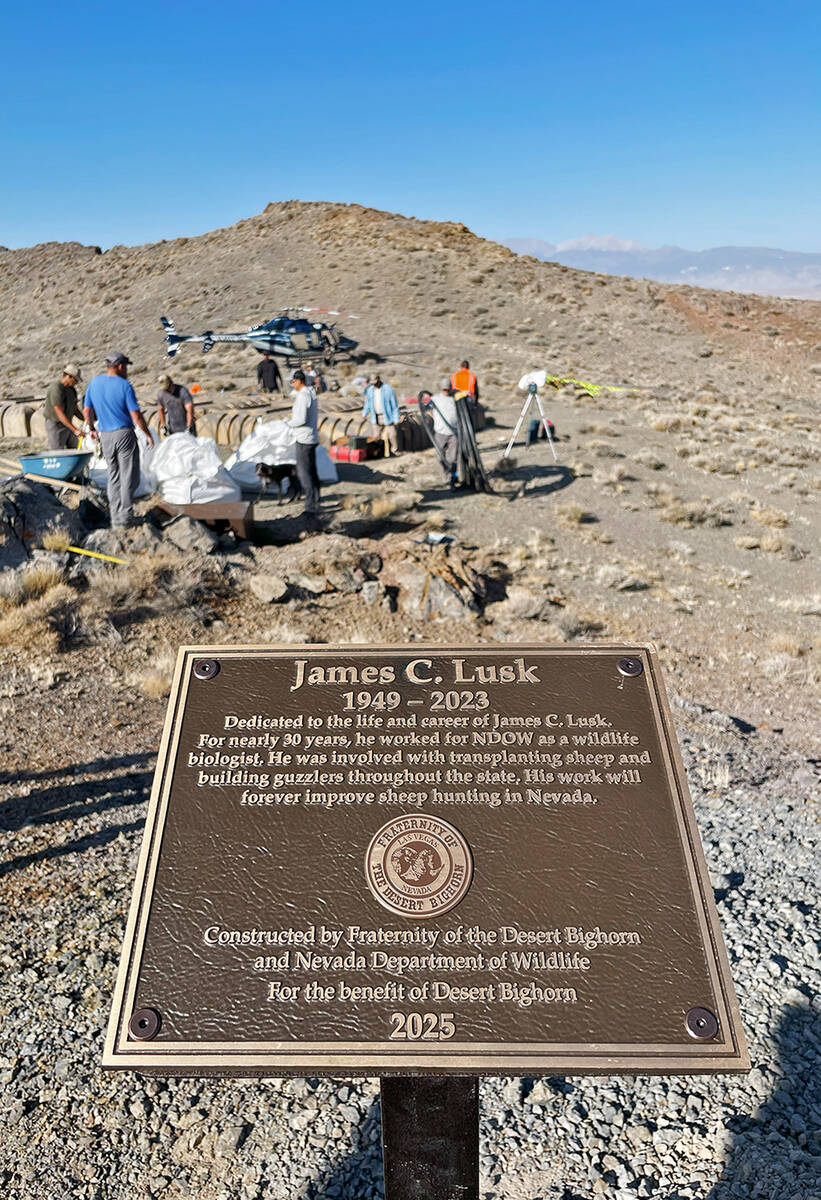James "Jim" C. Lusk was a biologist and game warden for the Nevada Dept. of Wildlife from the m ...