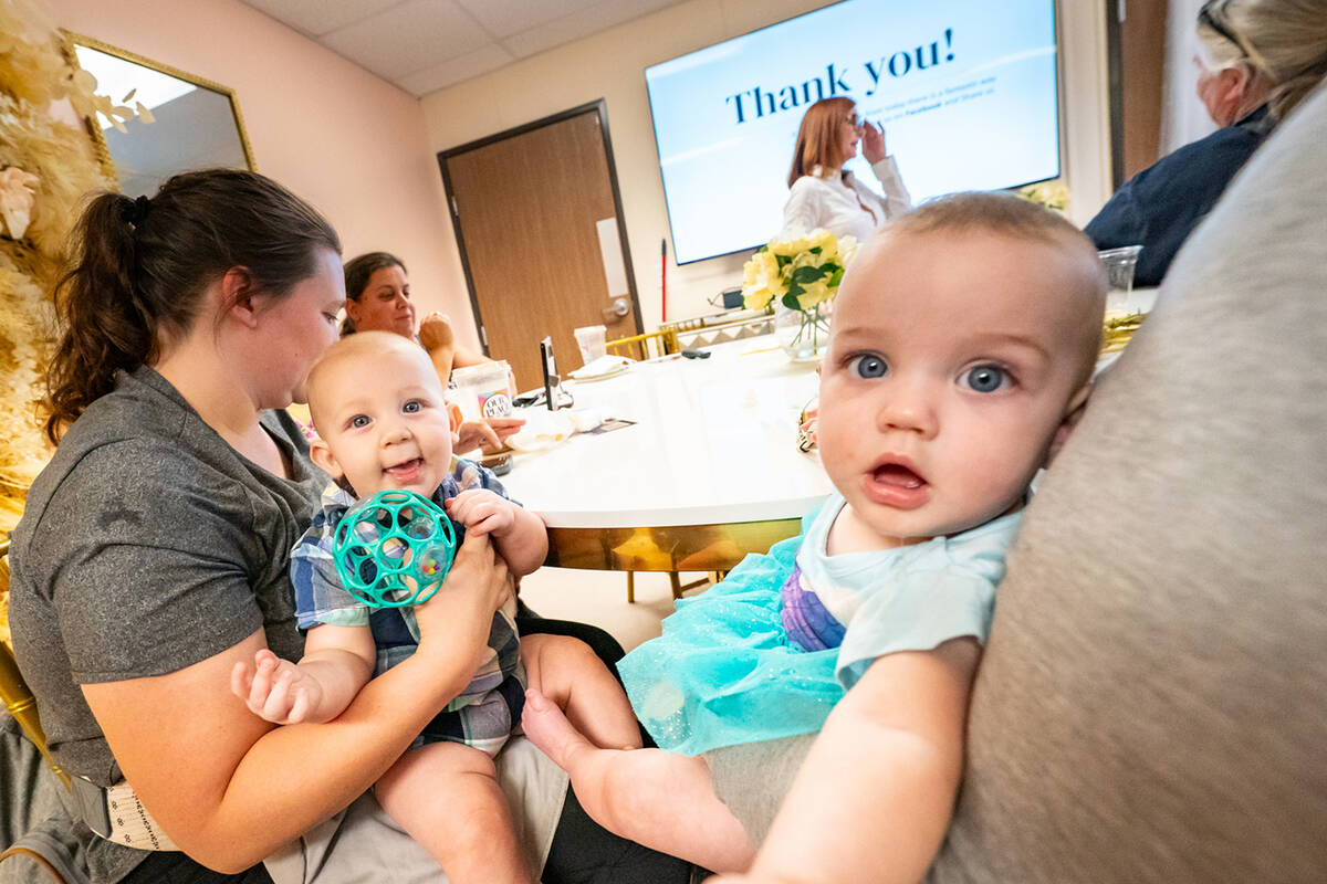 A crowd of about 20 people and even a few youngsters attended the talk at Our Place Coffee. (Jo ...