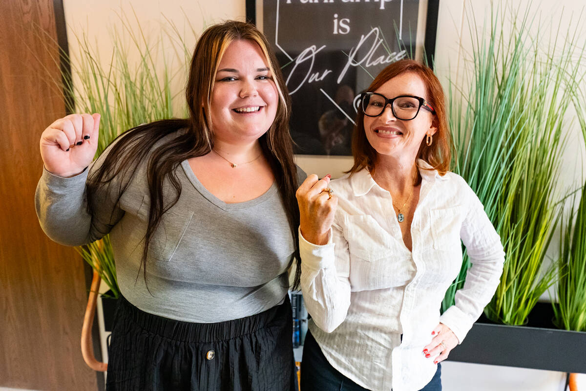 Whitney McBride of Voices For All Abilities (left) and Stephanie Wynn of Wynn Advocacy (right) ...