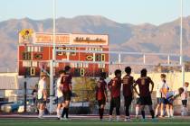 The Pahrump Valley High School boys soccer team currently sits in 5th place in the 3A Southern ...