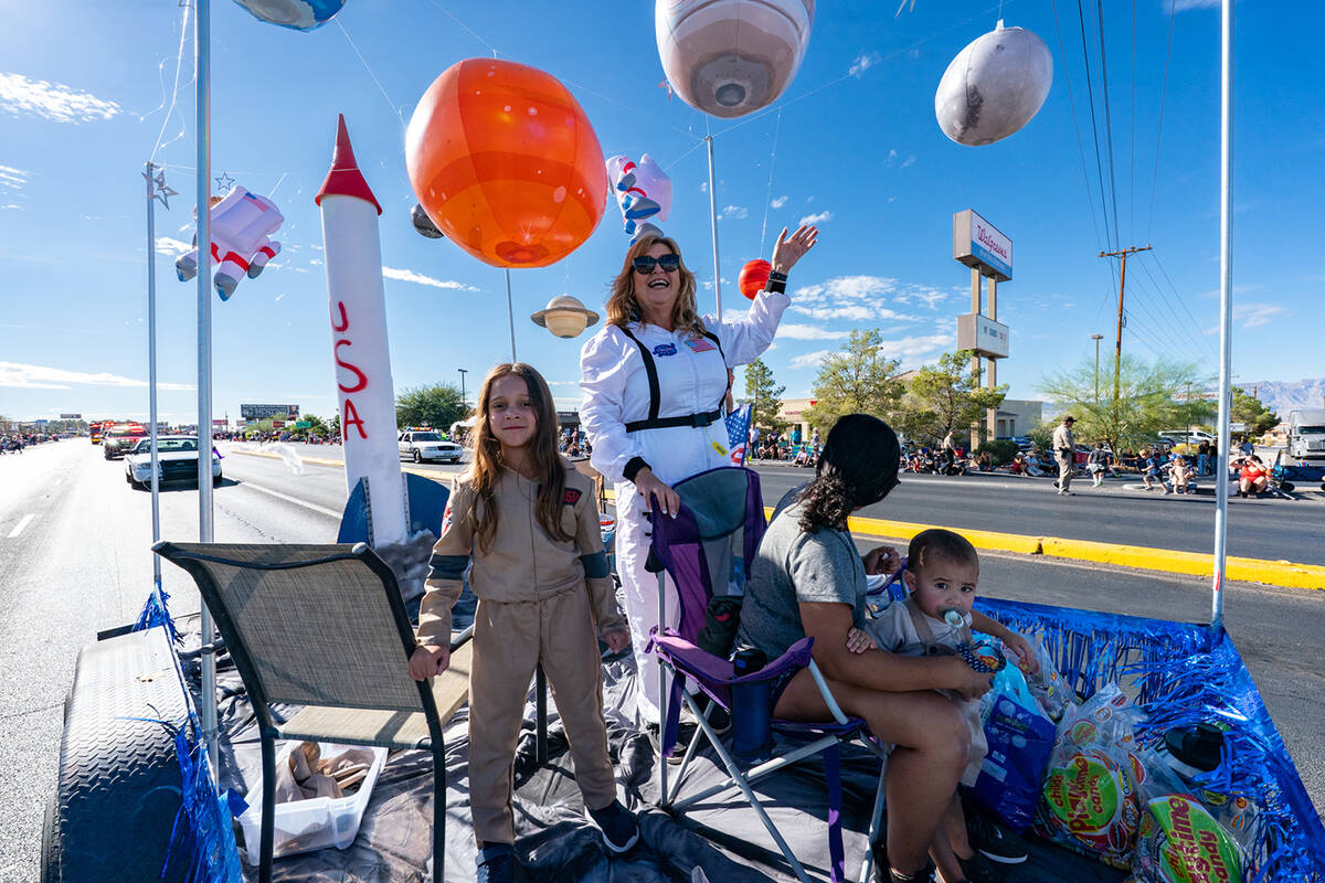 The Pahrump Fall Festival Parade theme of Out of This World prompted a variety of creative take ...