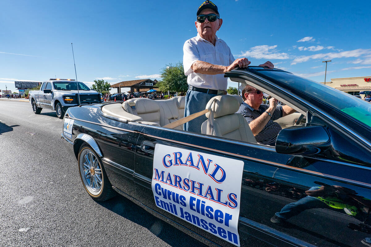 The Grand Marshals for the 2025 Pahrump Fall Festival Parade were Cyrus Eliser and Emil Janssen ...