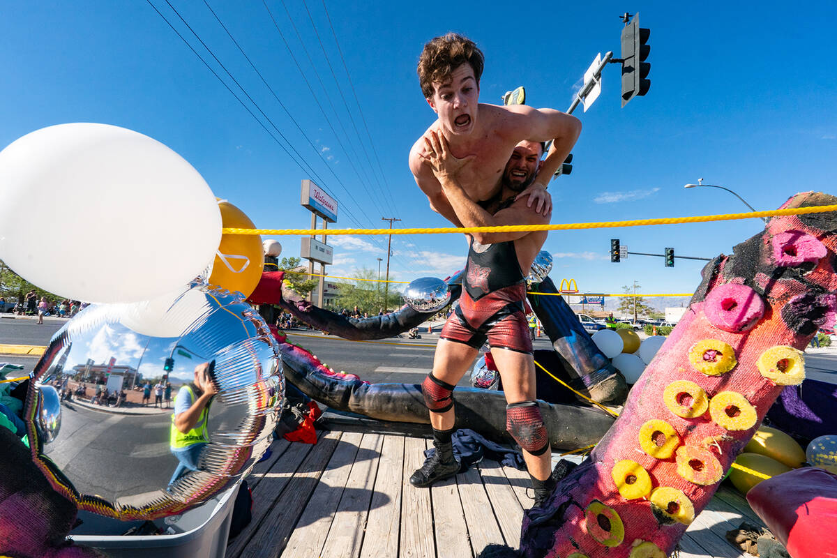 Taking home the trophy for Most Original Pahrump Fall Festival Parade entry was the Winter Wond ...