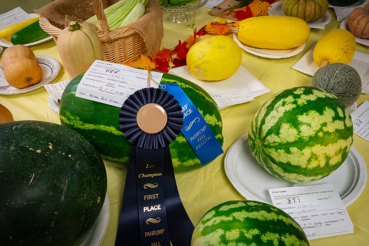 The Fall Festival Food and Horticulture exhibit offered attendees a chance to see some of the b ...