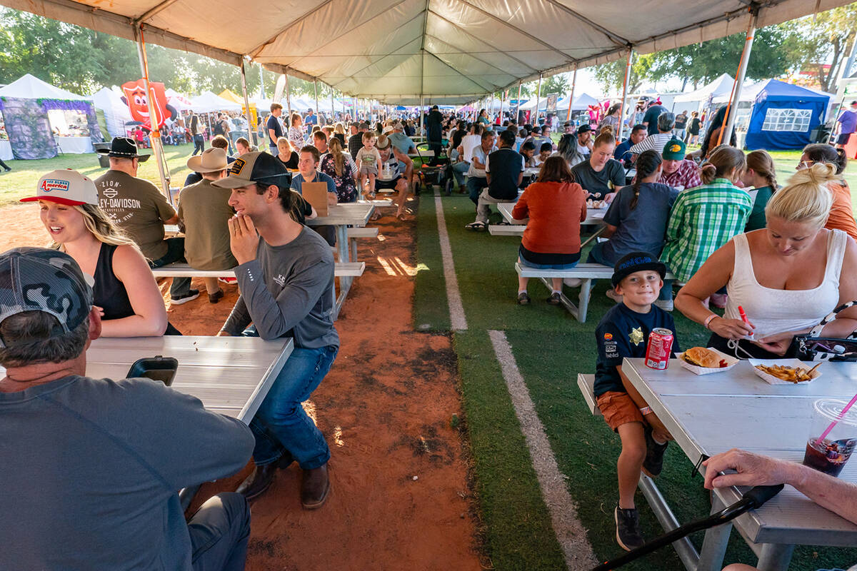 Festival foods were quickly devoured by hungry Fall Festival attendees, who were able to enjoy ...