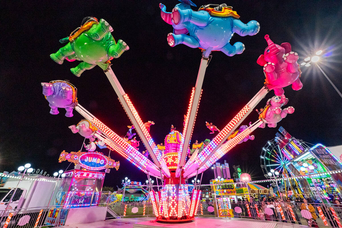 Petrack Park was illuminated with the neon lights of carnival rides all throughout the last wee ...