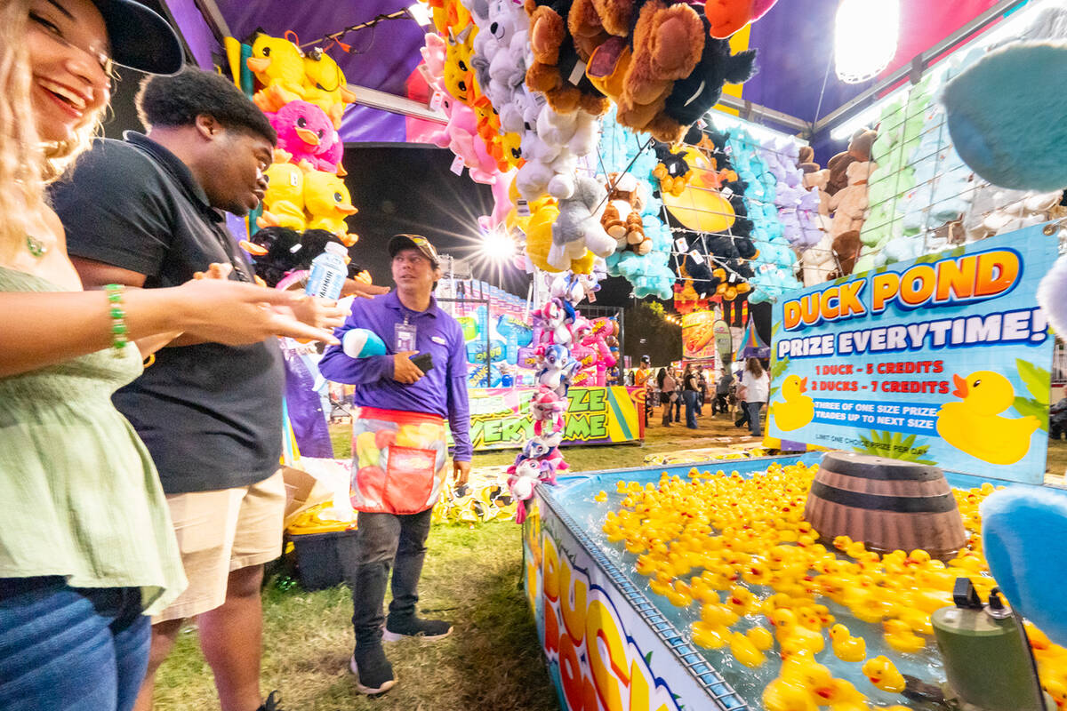 The Pahrump Fall Festival provided plenty of opportunities for attendees to test their skills o ...