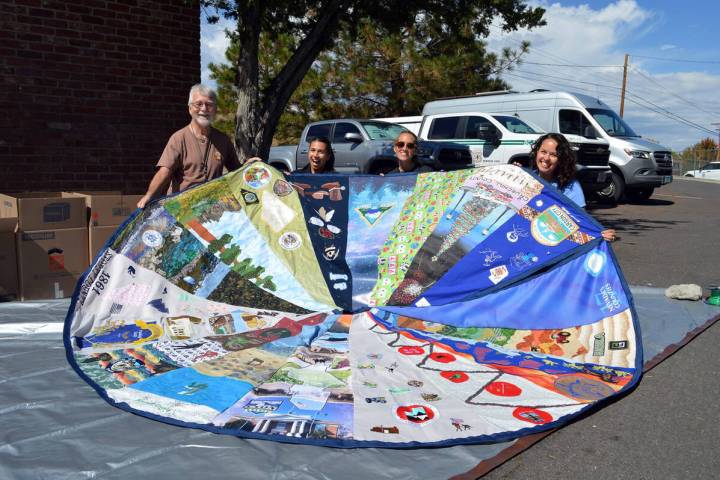 The Nevada Association of Counties has completed this special tree skirts for the 2025 U.S. Cap ...