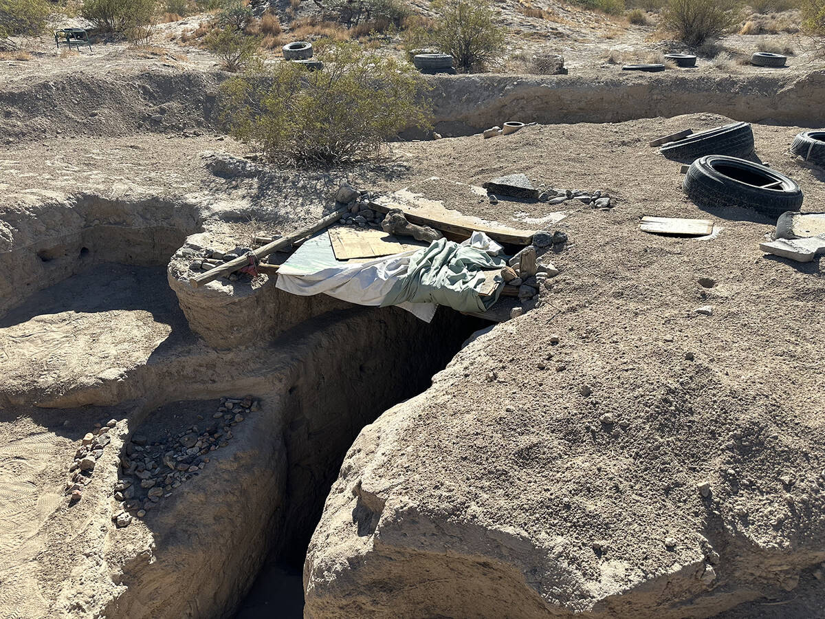 “We removed the body from the hole, and we destroyed the underground home for safety purposes ...