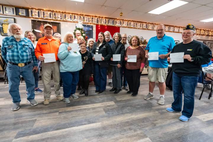 On December 12, 2024 during their annual giving event, the Pahrump Moose Lodge donated to eight ...