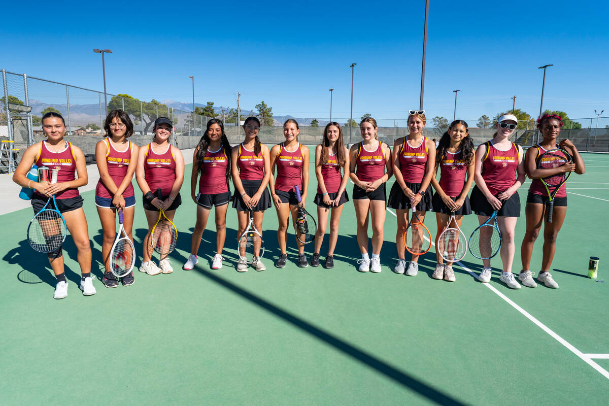 The PVHS girls tennis team put on a strong effort during the 3A Southern League Regional Semifi ...