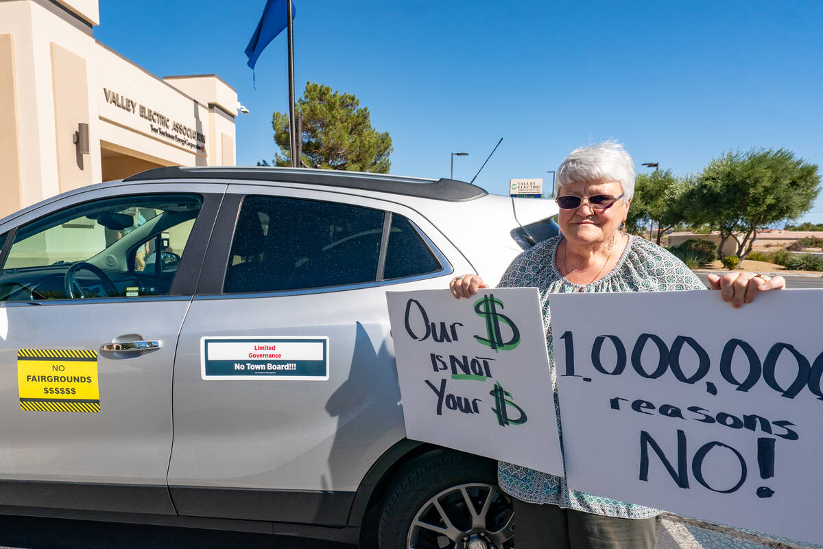 Valley Electric Association's participation in the fairgrounds project prompted a protest in fr ...