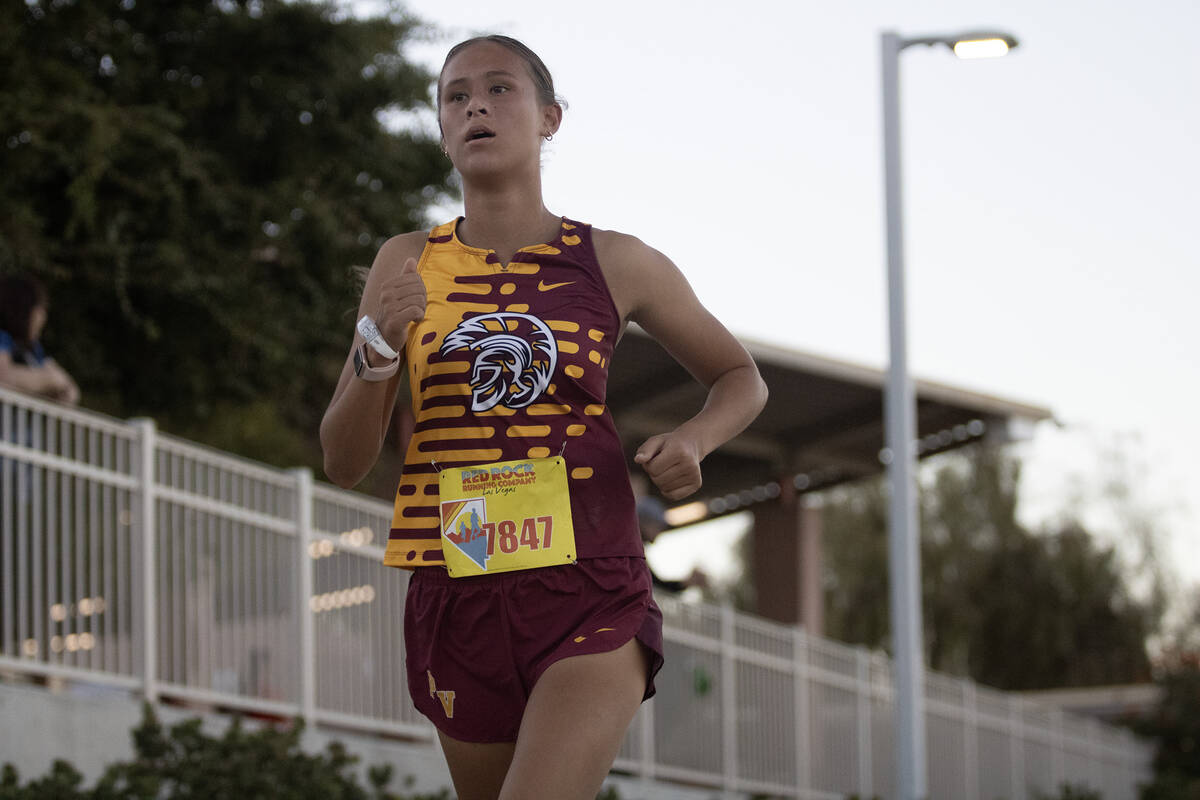 PVHS XC runner Rosie Miller finished the Coaches Association meet at Cornerstone Park in Hender ...
