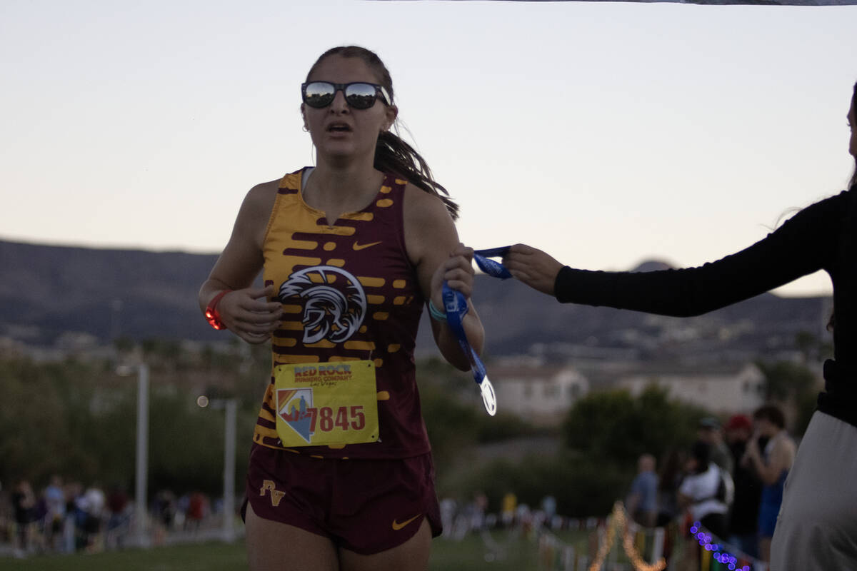 PVHS XC runner Alexis Clouser crossed the finish line in 12th place during the last meet of the ...