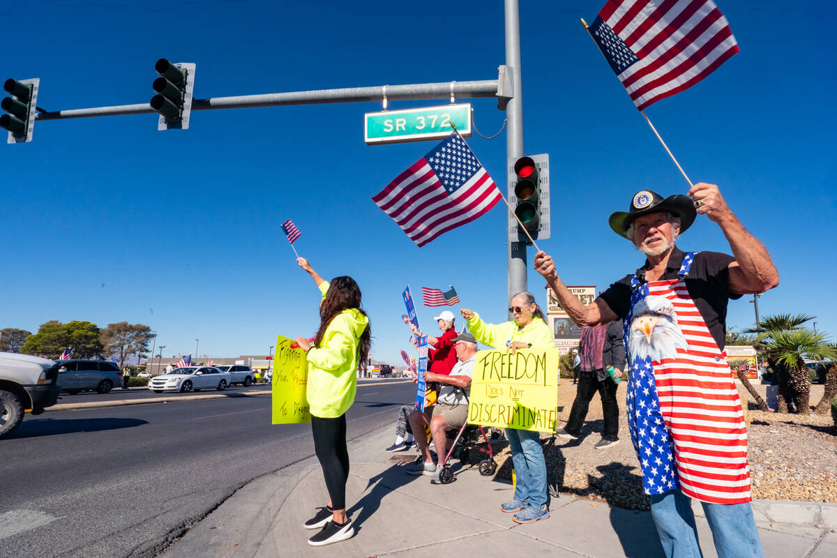 The No Kings protest had a very festive vibe, with music, protest songs, chants and many people ...