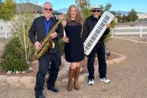 Legends of Lost Creek Trio features Cash Ferrar on sax, Mary McRory with vocals, and Dennis Bee ...