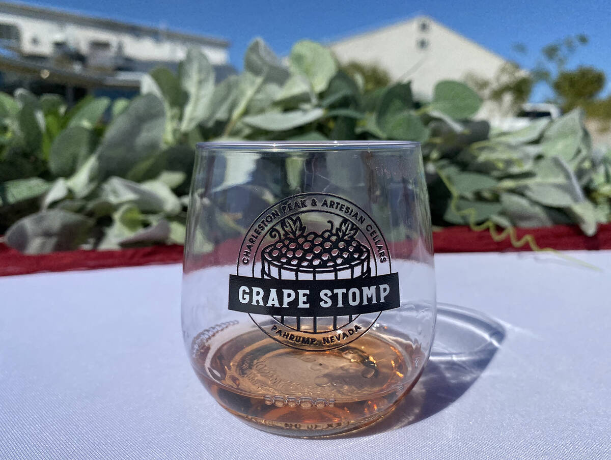 Attendees of the 17th Annual Grape Stomp were able to taste from a wide selection of wines, ran ...