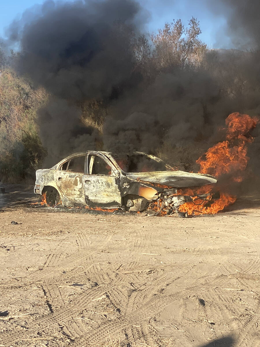 “It appeared to have been abandoned,” said Pahrump Valley Fire and Rescue Chief Scott Lewis ...