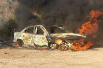 “It appeared to have been abandoned,” said Pahrump Valley Fire and Rescue Chief Scott Lewis ...
