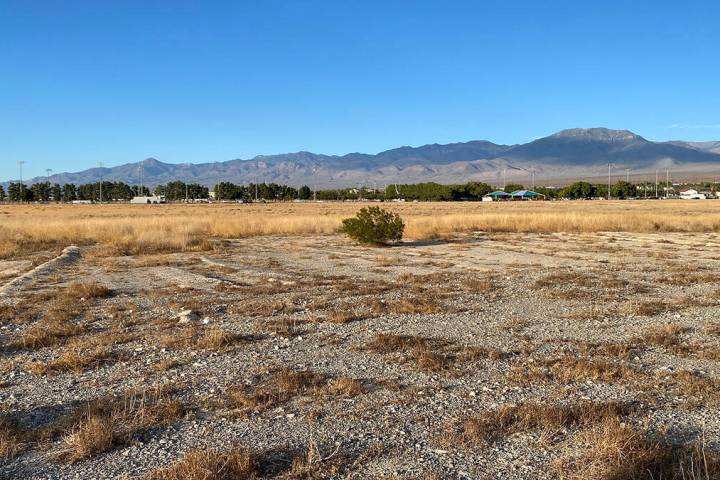 Nye County owns a large swathe of vacant land across the street from Ian Deutch Memorial Park a ...