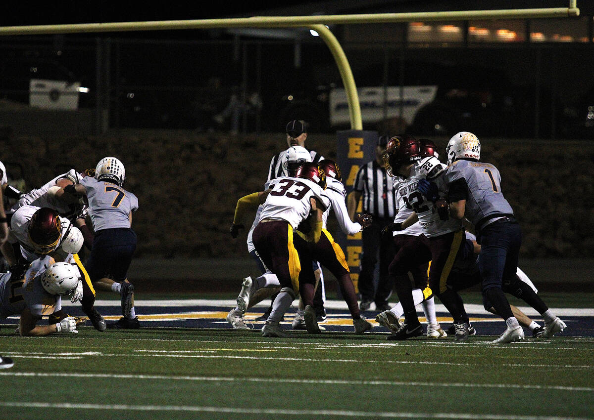 After a 70 yard drive, the Trojans senior RB/LB/FS captain Austin Alvarez gets the Trojans into ...