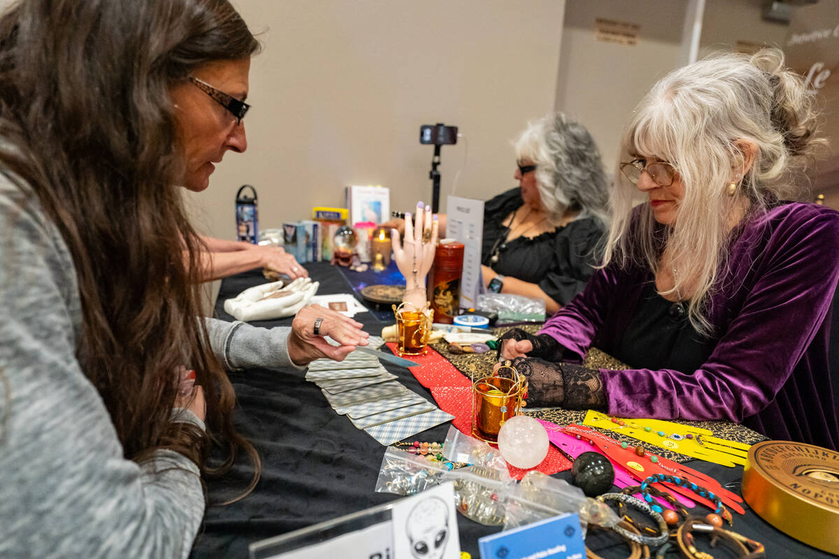 The inaugural Pahrump Alien Conference at the Pahrump Nugget Hotel and Casino drew approximatel ...