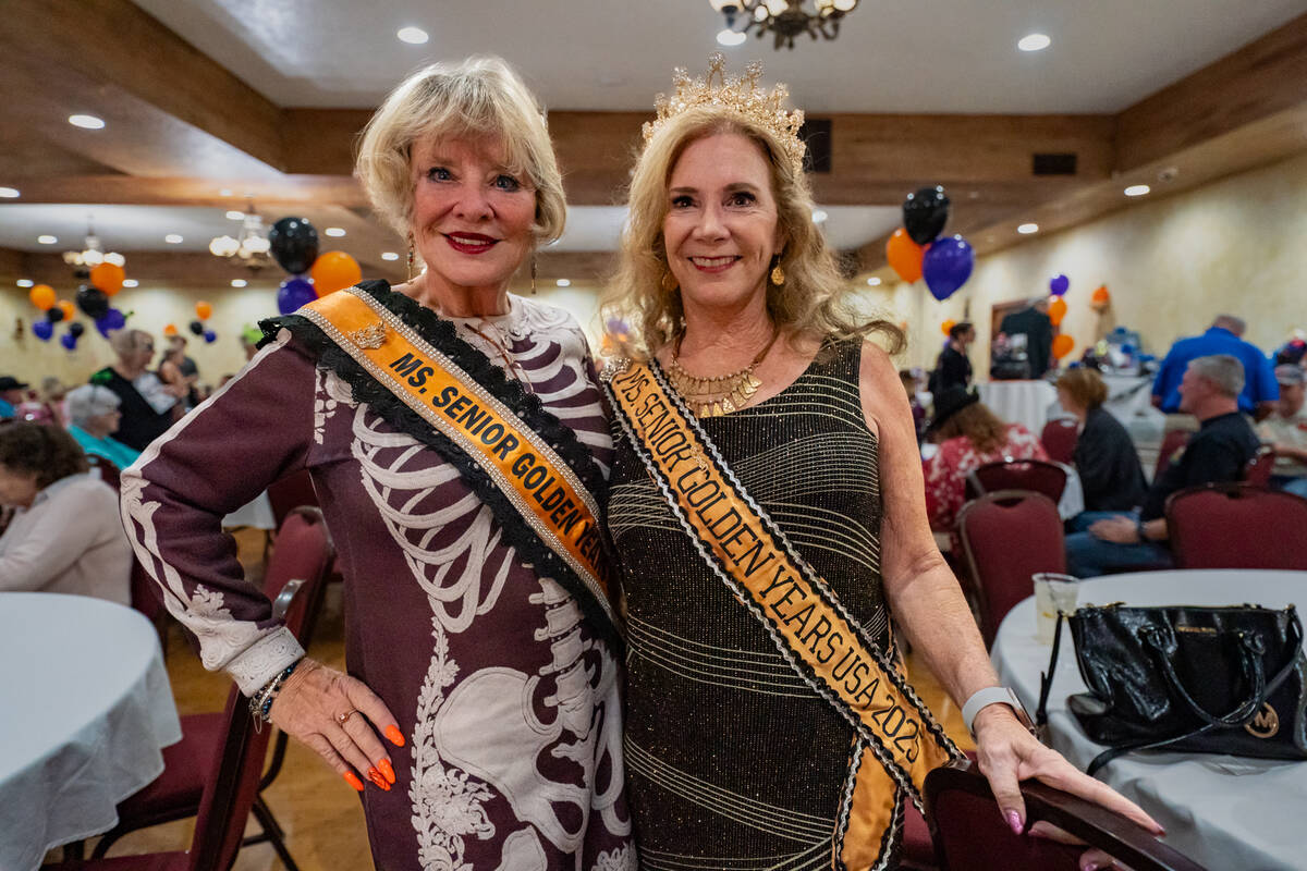 2025 Ms. Senior Golden Years Queen Mary McRory, right, and 2019 Ms. Senior Golden Years Queen L ...