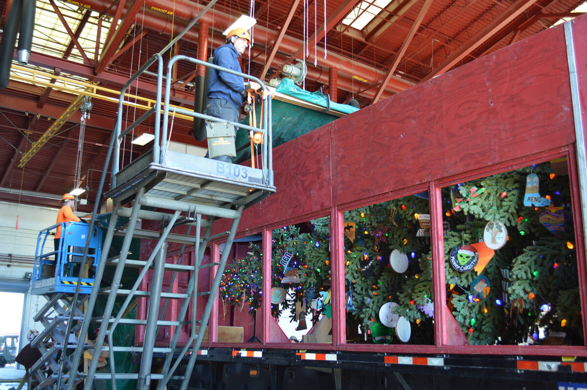 Prior to her public debut at the Nov. 1 Nevada Day parade in Carson City, Silver Belle was hous ...