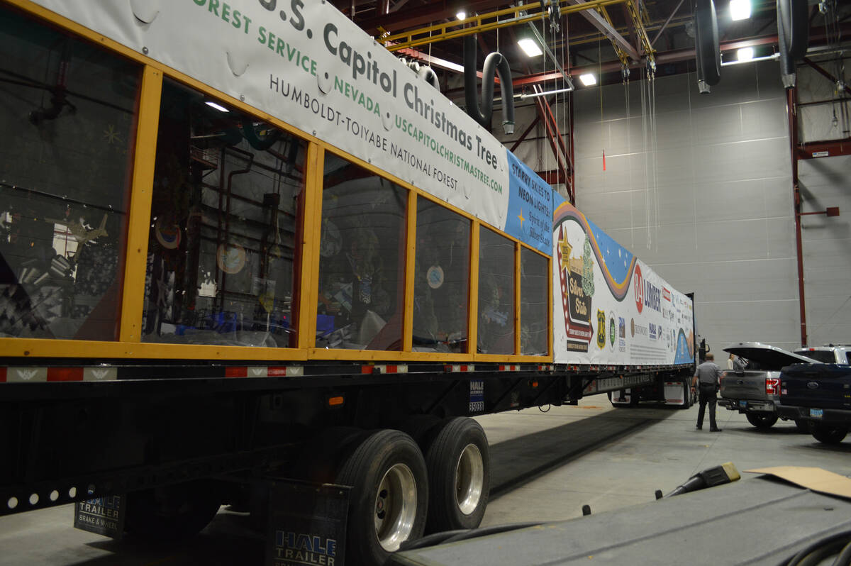 The Kenworth truck and Hale trailer was inspected by Nevada Highway Patrol, outfitted with the ...