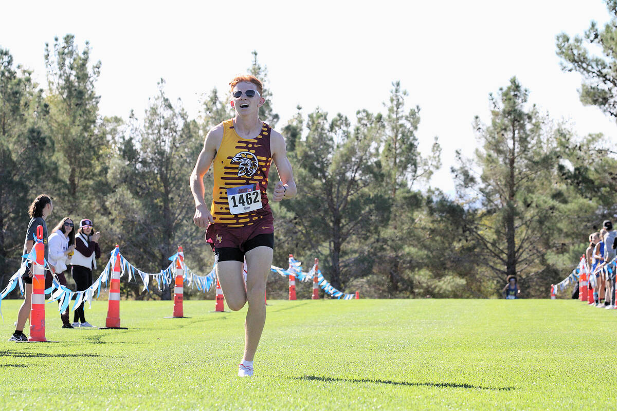 PVHS boys XC Joshua Gent finished fifth overall with an overall time of 18.32.1 during the Clas ...