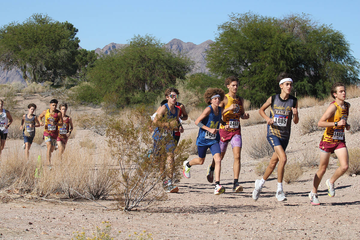 The PVHS boys XC team keeps the middle of the pack during the Class 3A Southern Regional Cross ...