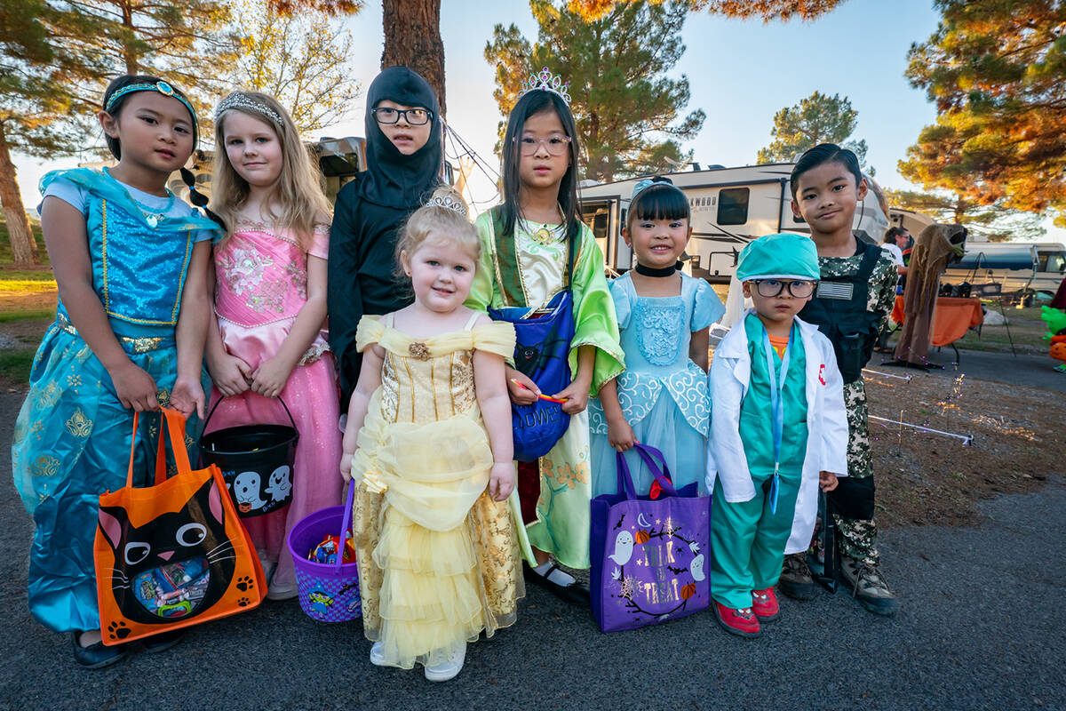 The Lakeside RV Park trunk-or-treat location on Halloween night was popular and approximately 1 ...