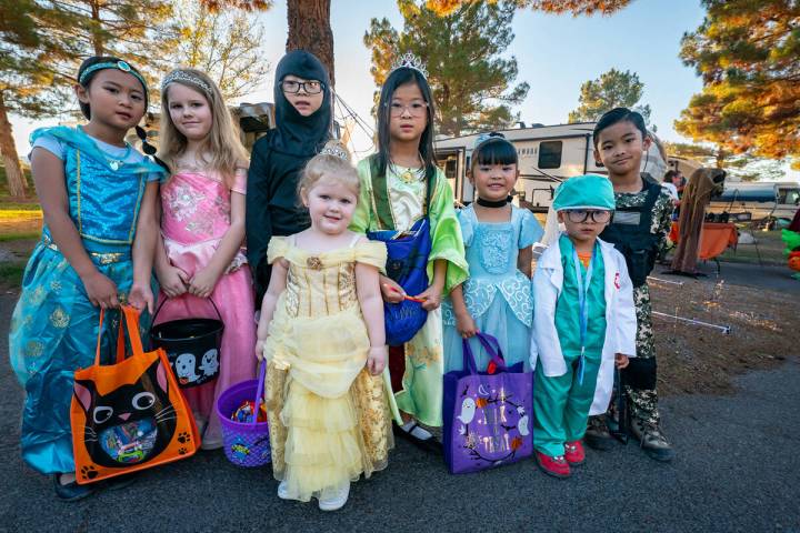 The Lakeside RV Park trunk-or-treat location on Halloween night was popular and approximately 1 ...