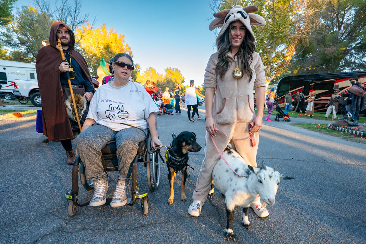 The Lakeside RV Park trunk-or-treat location on Halloween night was popular and approximately 1 ...