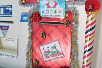 The Pahrump Valley Lions Club hosts its Letters to Santa program each year, collecting the mess ...