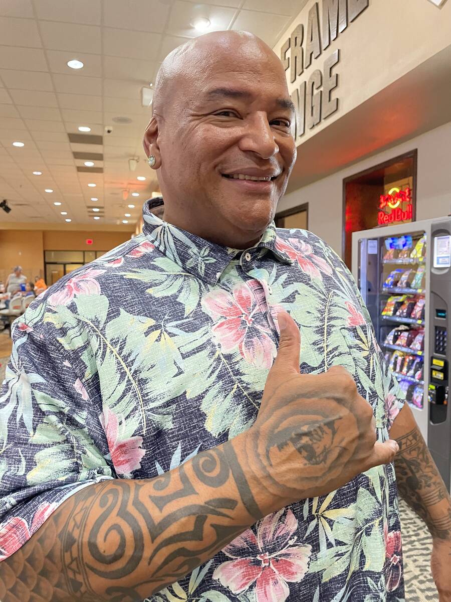 Mark “Big and Tall” Aston is back at the Pahrump Nugget this Friday from 7 to 10 p.m., cove ...