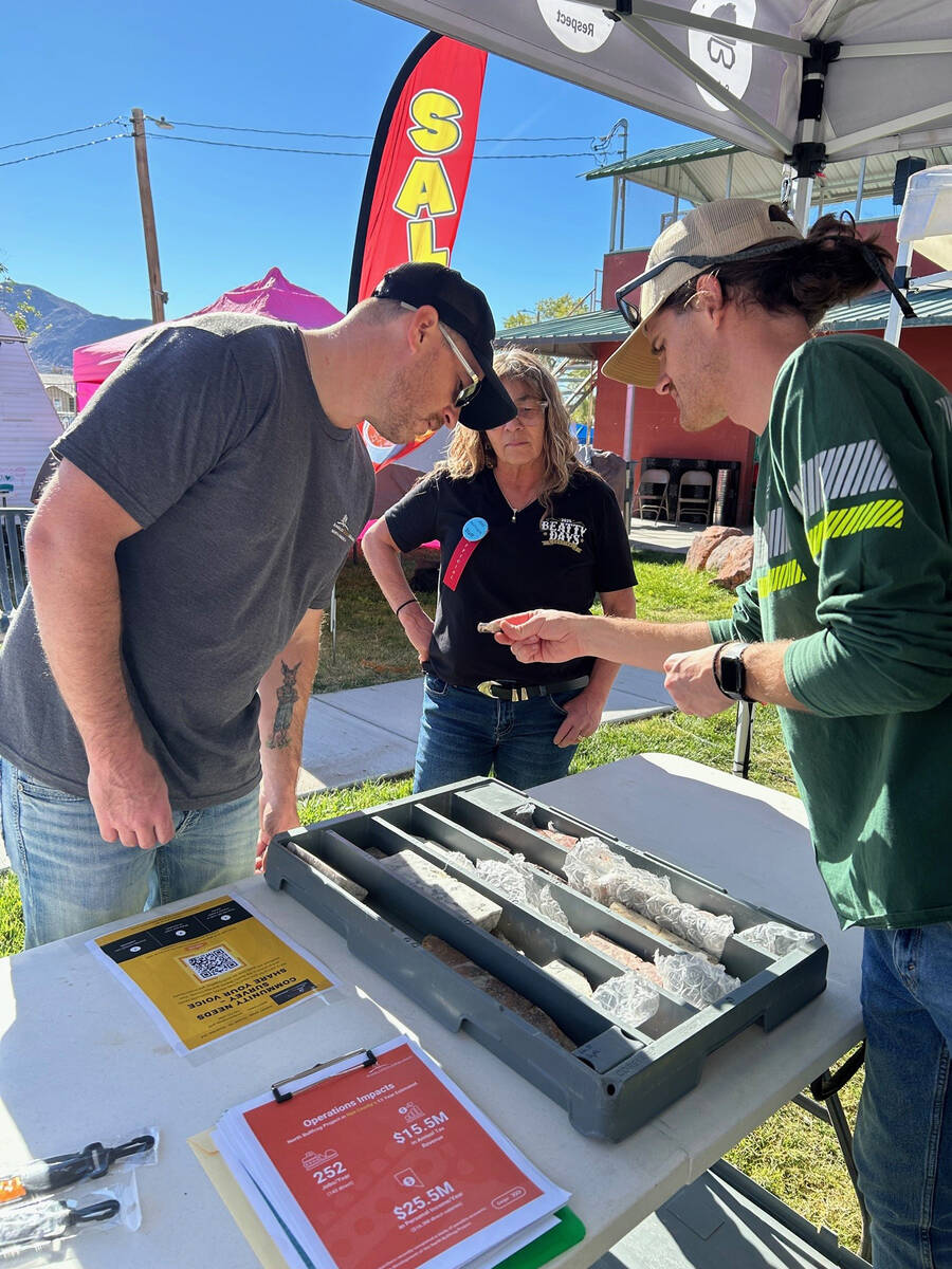 AngloGoldAshanti was one of the array of vendors at this year's Beatty Days celebration, offeri ...