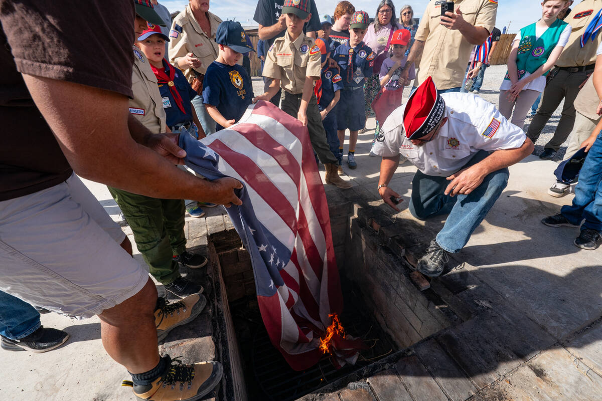 As proscribed by U.S. Code, the American Flag should be disposed of in a proper manner when it ...