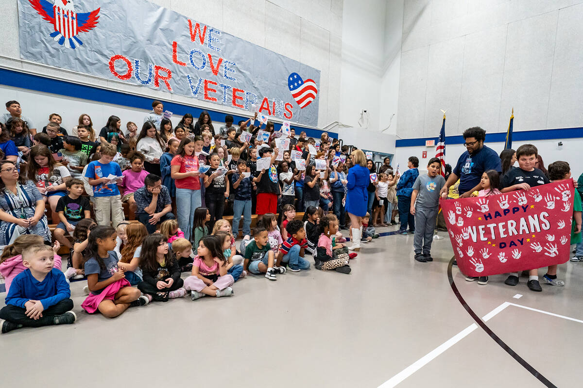 During the event, each grade level at J.G. Johnson provided a performance in the form of a poem ...
