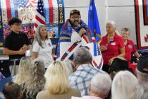 The Nye County Valor Quilters hosted a Quilts of Valor Presentation Ceremony on Saturday, Nov. ...