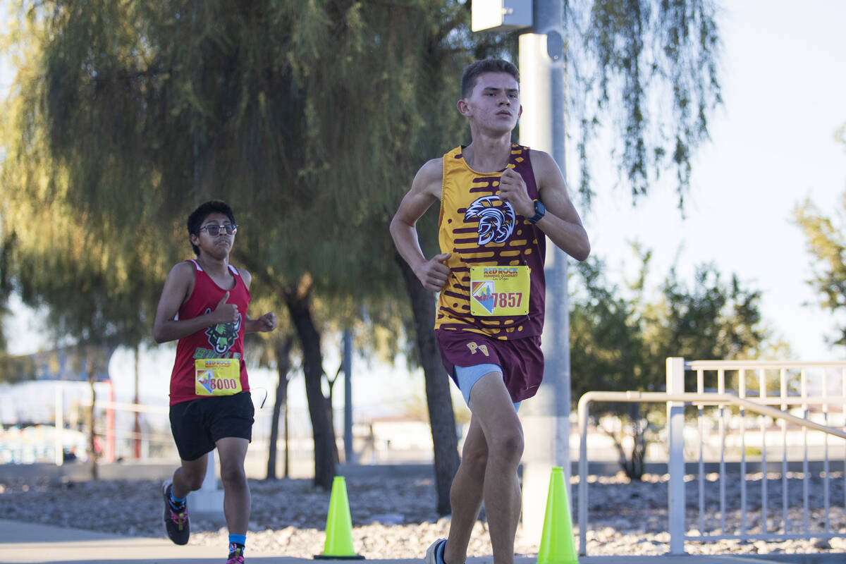 PVHS XC runner Joshua Flores placed 14th overall in the Coaches Association Invitational at Cor ...