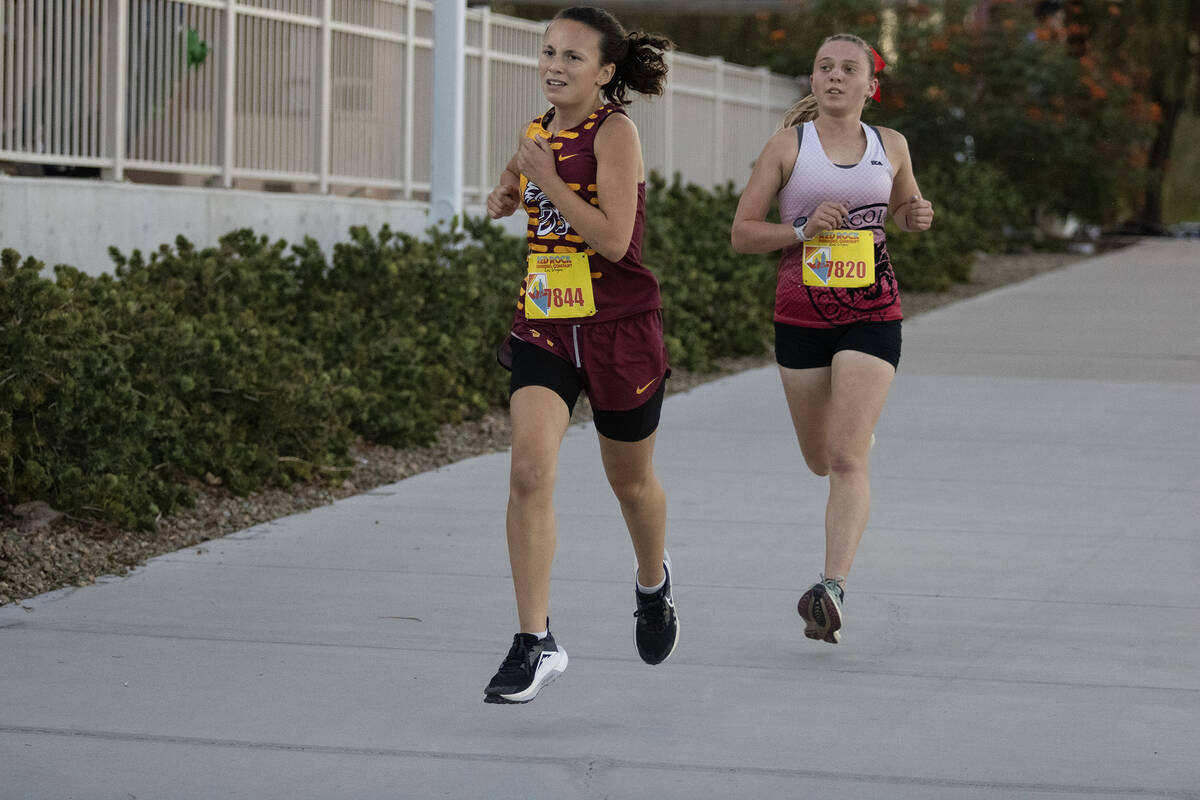 PVHS freshman XC runner Rylan Bliss who finished second overall behind Lincoln County's Sadie I ...