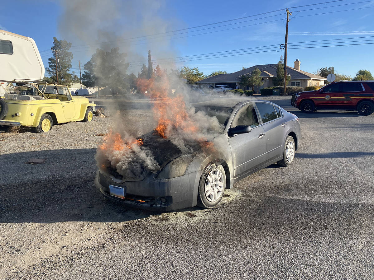 At approximately 3:12 p.m. on Monday, Nov. 10, crews were dispatched to Laguna Street in Pahrum ...