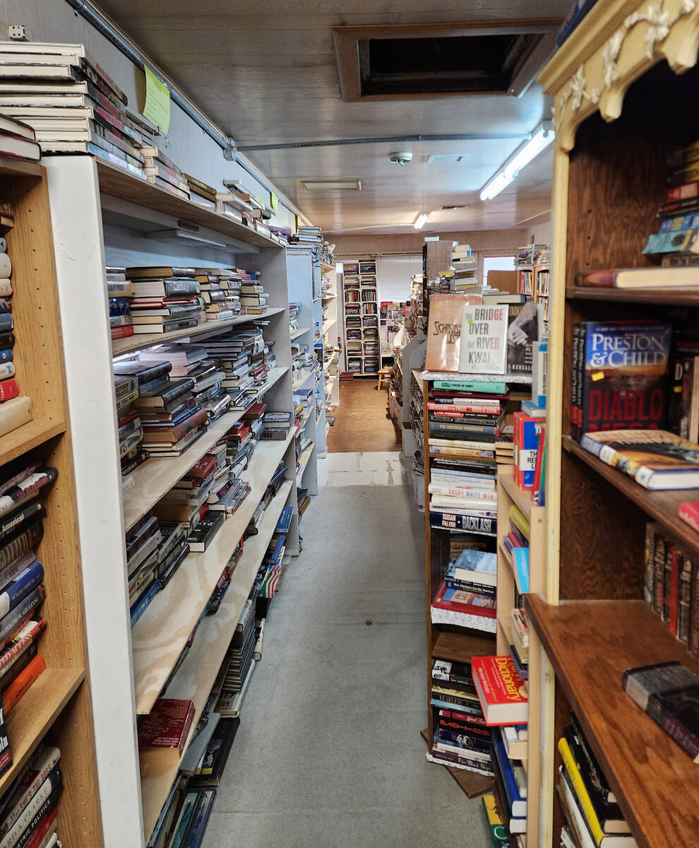 The shelves at Bookworm Haven are stocked with used books at great prices and shoppers can get ...