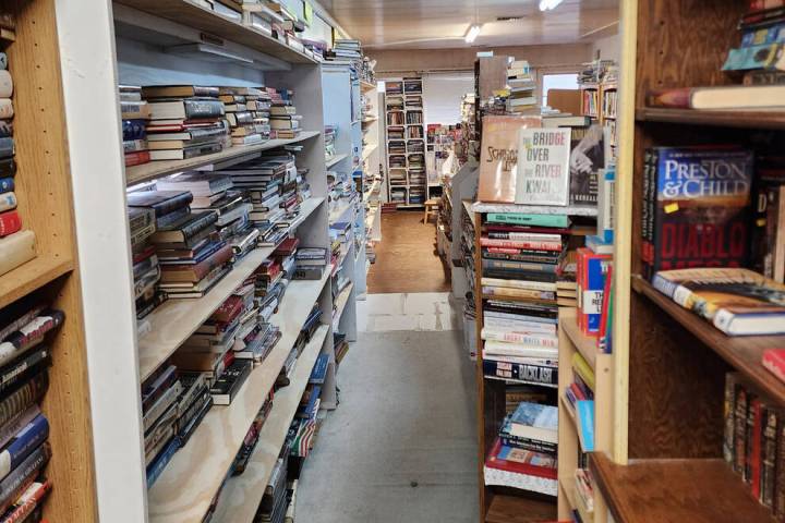 The shelves at Bookworm Haven are stocked with used books at great prices and shoppers can get ...